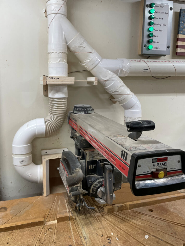 Radial Arm Saw Connection